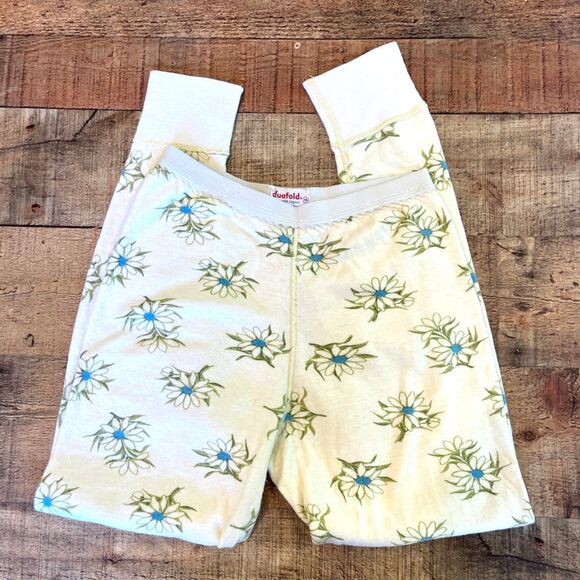 Vintage Duofold Long John Thermal Underwear Kids 14 Daisy Floral 2 Layer - Picture 4 of 4